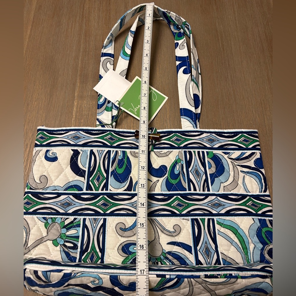 Vera Bradley Mediterranean White Tic Tac Tote - Picture 5 of 8